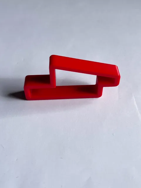 Fensterstopper von Slick in Signalrot auf weißem Grund