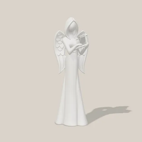 Lesender Engel von vorn, 15 cm hoch