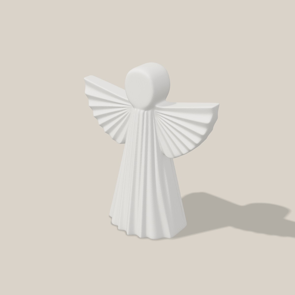 Engel mit Faltenkleid, 15 cm