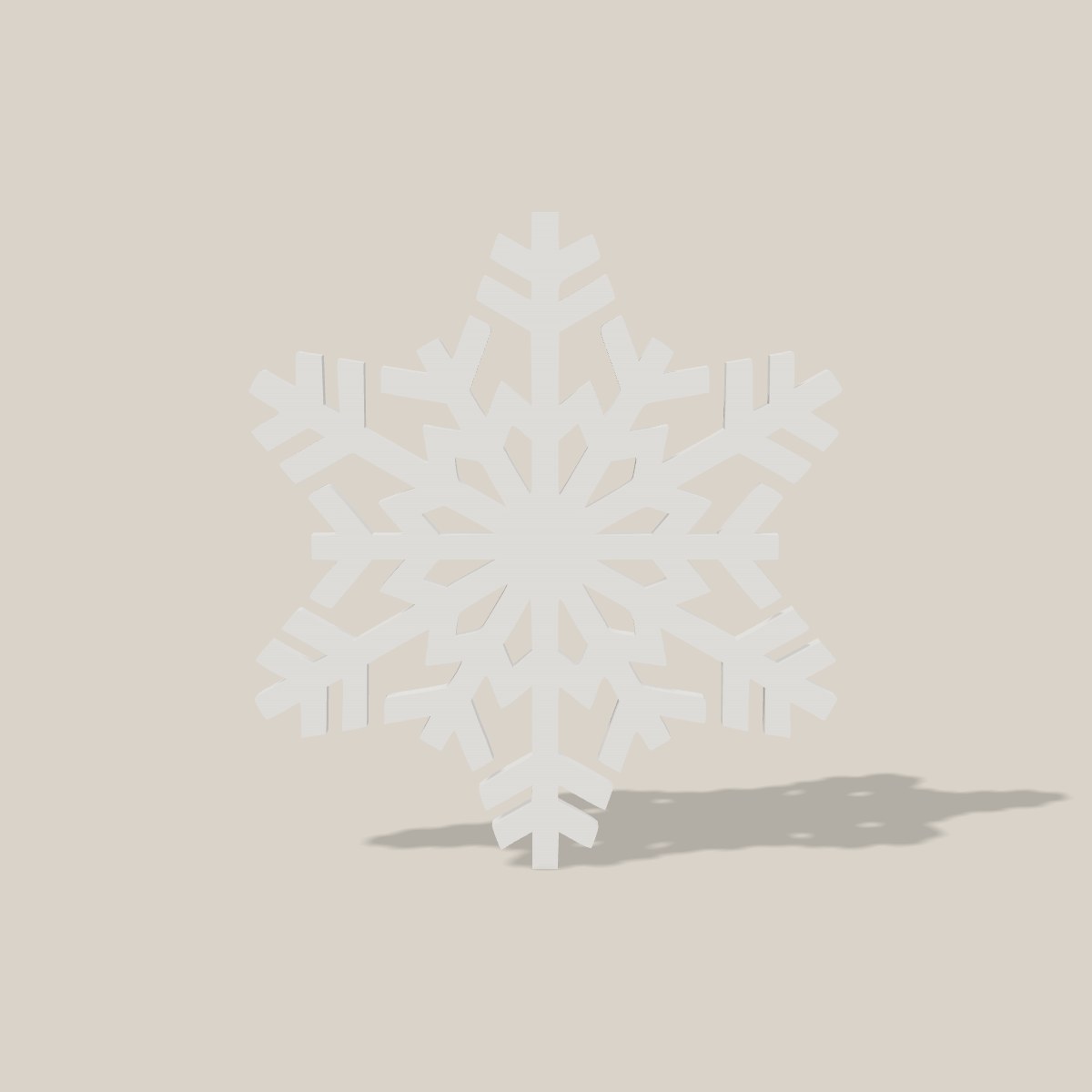 Große Schneeflocken, 4er-Set