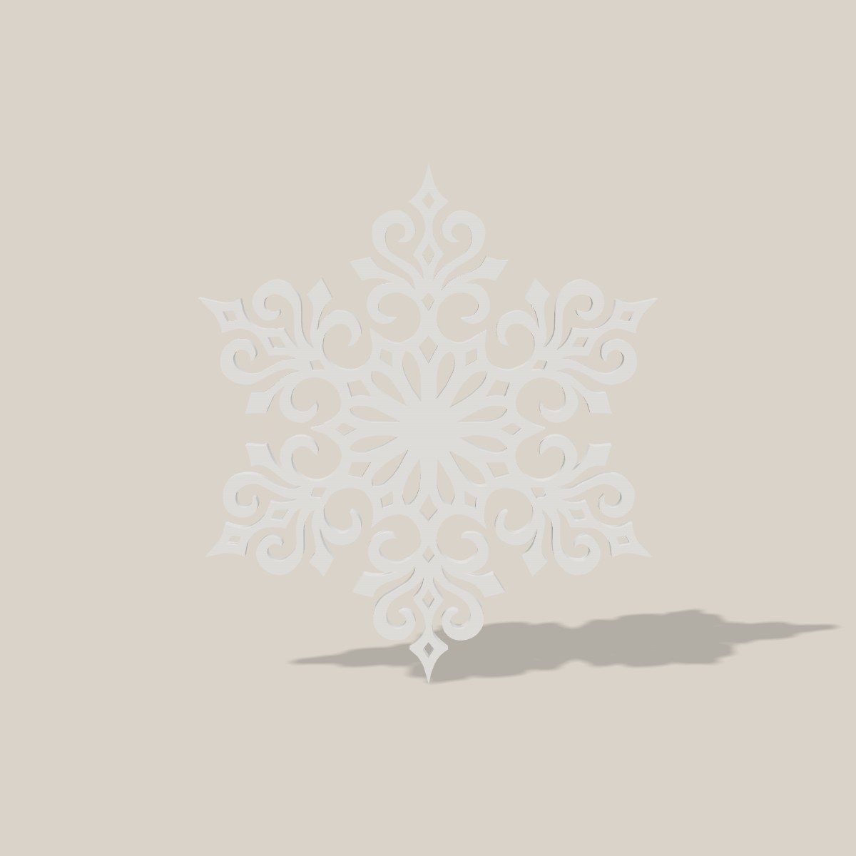 Schneeflocken, 4 Motive