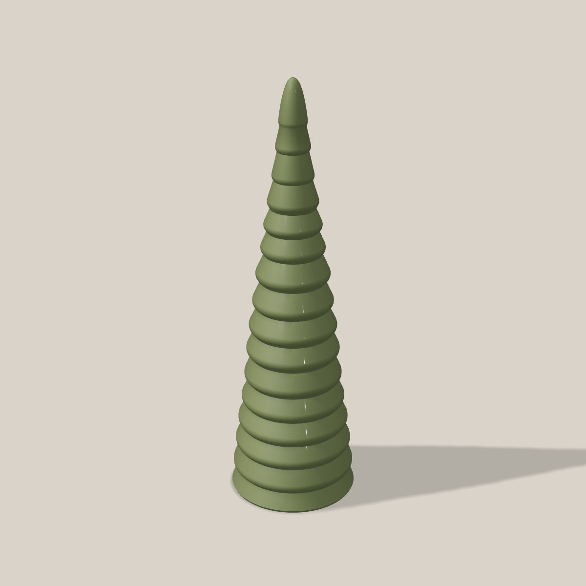 Tannenbaum aus Ringen, 15,5 cm